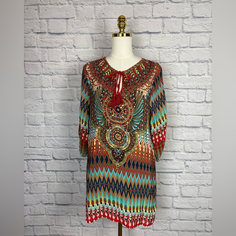 Tolani silk tunic Dress size M - Picture 2 of 8